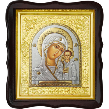 Ікона Божої Матері Казанської, лик 15х18, арт. 17-ФТ-199