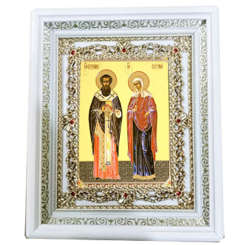Ікона Кипріян і Юстина 35-ББ-35