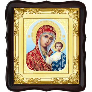 Ікона Божої Матері Казанської, лик 15х18, арт. 5-ФТ-67