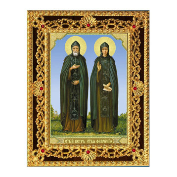 Ікона Петро і Февронія 38-Д-49