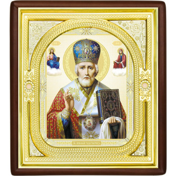 Ікона Миколи Чудотворця, лик Тропар 1-П-27