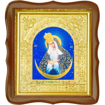 Остробрамская икона, лик 15х18, арт. 17-ФС-46