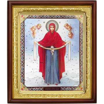 Ікона Покрова з херувимами 18-П-169