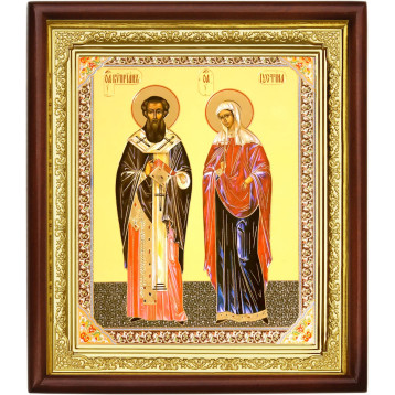 Ікона Кипріян і Юстина 18-П-35
