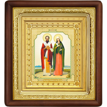 Ікона Кипріян і Юстина 19-П-35