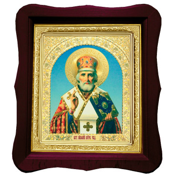 Ікона Микола Чудотворець 18-Ф-26