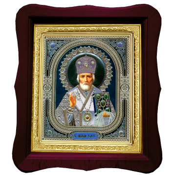 Ікона Миколи Чудотворця 18-Ф-28