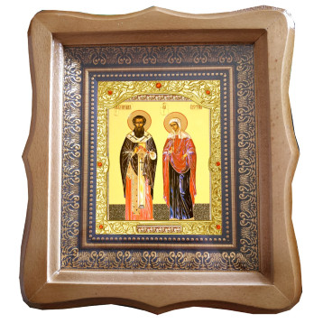 Ікона Кипріян і Юстина 21-ФБ-35