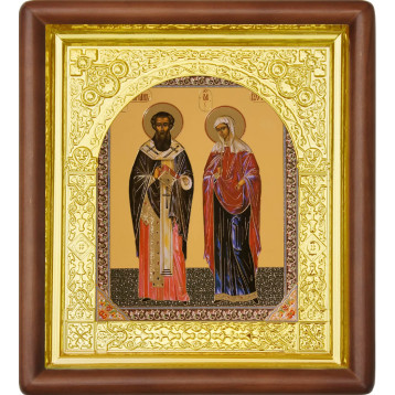 Ікона Кипріян і Юстина 17-П-35