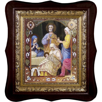 Ікона Різдво Пресвятої Богородиці 1518-ФБ-93 (Дванадесяті свята)