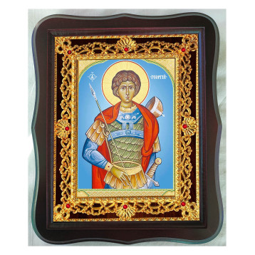 Ікона Георгій Побідоносець (поясний) 38-Ф-106