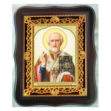 Ікона Миколи Чудотворця 38-Ф-156