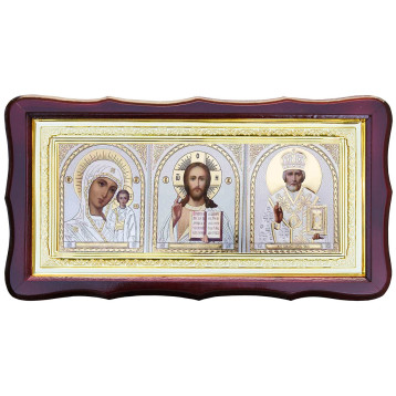 Ікона Трійник, лик срібло, лик 30х12, арт. 15-Ф-7