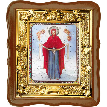 Ікона Покрова з херувимами 31-Ф-169