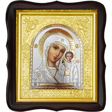 Ікона Божої Матері Казанської, лик 15х18, арт. 17-ФТ-208
