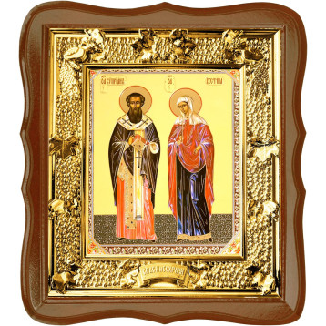Ікона Кипріян і Юстина 31-Ф-35