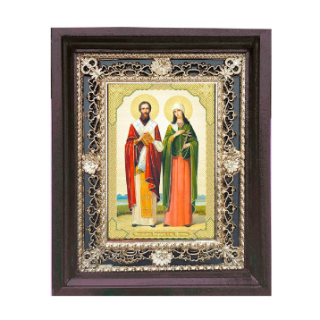 Ікона Кипріян і Юстина 42-П-48