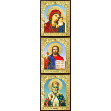 Ікона Трійник, лик Софрон арочний 24-В-2