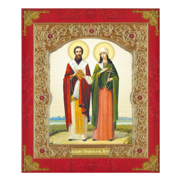 Ікона Кипріян і Юстина 22-Д-35