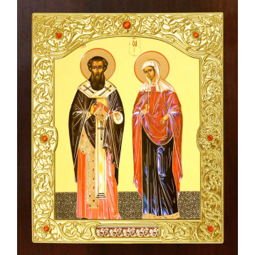 Ікона Кипріян і Юстина 21-Д-35