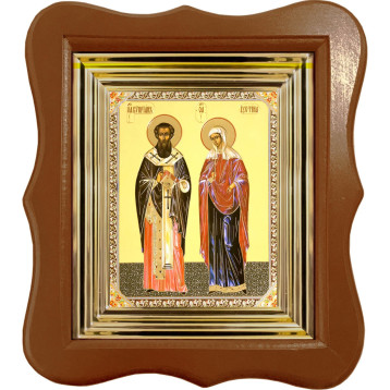 Ікона Кипріян і Юстина 27-Ф-35